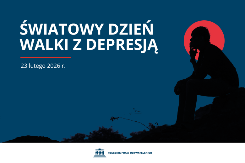 plakat Światowego Dnia Walki z Depresją